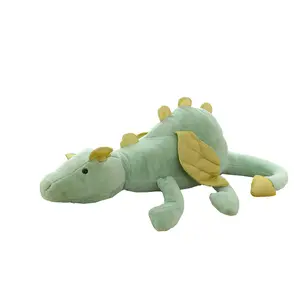 Colorful Giant Dinosaur Simulation Little Flying Dragon Plush Toy Cool Dragon With Wings Stuffed Toy Funny Kids Playmates Gifts