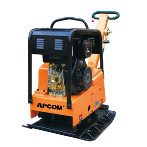 เครื่องบดอัดแผ่นแบบเดินตาม คุณภาพสูง 110 กก. ใช้เครื่องยนต์เบนซิน Loncin พร้อมถังน้ำ สำหรับงานปูยางมะตอยและก่อสร้างถนน - Product Image 1