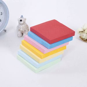 กระดาษโน้ตแบบมีกาวในตัว ขนาด 3x3 นิ้ว สีสันหลากหลาย สำหรับขายส่ง รับทำตามสั่ง อุปกรณ์เครื่องเขียนสำหรับโรงเรียน สติกเกอร์กระดาษ ป้ายโน้ตแบบมีกาวในตัว - Product Image 3