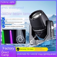 B380IP IP65 impermeable 380W LED haz de luz DMX512 foco de estudio para banquete de boda salón iluminación de escenario efecto de cabeza temblorosa
