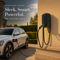 Nuova Stazione di Ricarica per Auto Elettriche NECS 7kw 32 Amp EVSE Wall Box GBT IEC 62196 TIPO 2