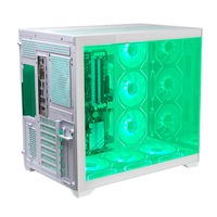 Pcooling Wholesale White Pc Case Chassis M-ATX Gaming CPU Cabinet USB3.0 Gaming Computer Cases Towers With Rgb Fan Water Cooling