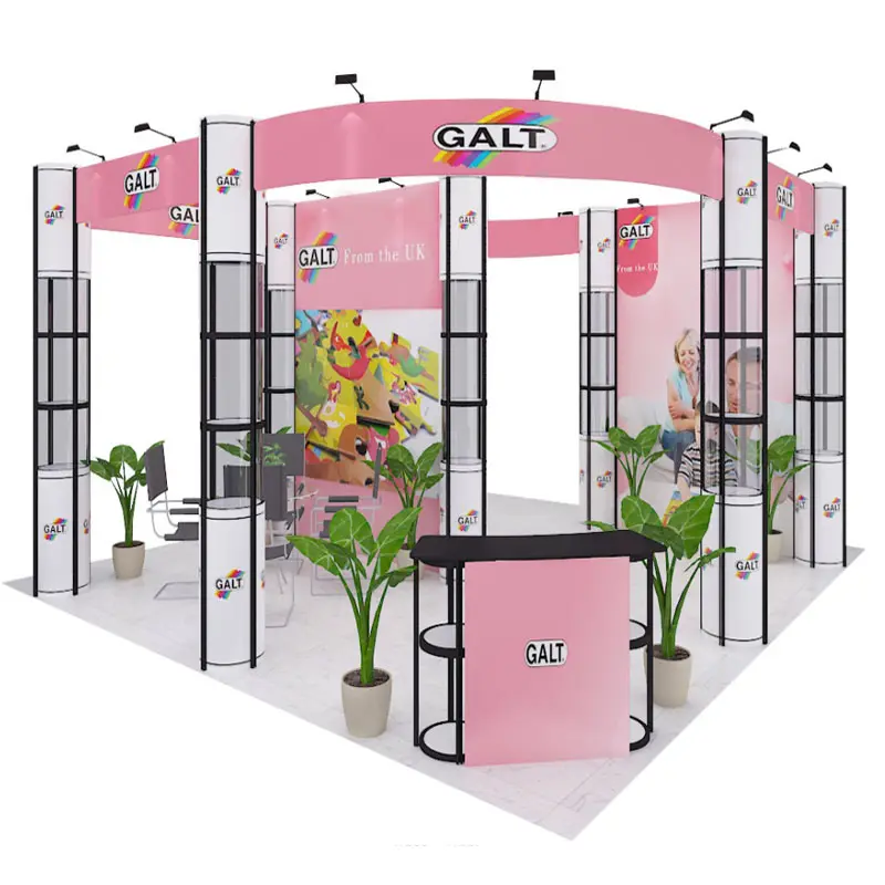 foldable food kiosk perfume mall kiosk display retail glass led display kiosk