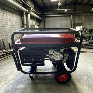 เครื่องกำเนิดไฟฟ้าเบนซิน SS SAMSON 5KVA 5KW เครื่องยนต์ 4 จังหวะ 240V 3600 รอบต่อนาที แบบพกพา พร้อมหูหิ้วและล้อ - Product Image 1