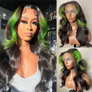 8-30 pouces Skunk Stripe Perruque Bourgogne Faits Saillants <span class=keywords><strong>Cheveux</strong></span> Humains Brésiliens Front Lace Perruque <span class=keywords><strong>Rouge</strong></span> Avec 613 Blonde Stries Perruques de <span class=keywords><strong>Cheveux</strong></span> Humains - Product Image 5