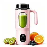 Elektrische draagbare sapcentrifuge, fruitsmoothieblender, multifunctioneel, USB oplaadbaar, milkshake- en smoothiebeker voor buitengebruik
