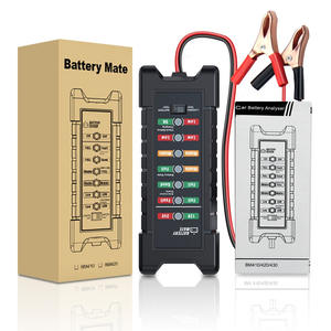 BM410 4V/12V Intelligenter LED-Autobatterietester mit Lasttest-Clip-Version Schwarz Fahrzeug-Fehlerdetektor - Product Image 1