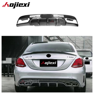 Diffuseur arrière en fibre de carbone de style FD de haute qualité pour <span class=keywords><strong>Mercedes</strong></span> Benz <span class=keywords><strong>Classe</strong></span> C W205 C43 C63 berline 2015-2021 Kit carrosserie de pare-chocs <span class=keywords><strong>sport</strong></span> - Product Image 1
