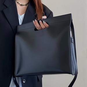 Sac fourre-tout décontracté en PU pour femme, grand format, style niche, pour le travail, les documents, l'ordinateur portable, collection été - Product Image 1
