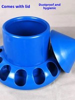 Mangeoire et abreuvoir automatiques en plastique épaissi, lavables, pour pigeons, poulets, canards, oies, cailles, boîte à grain
