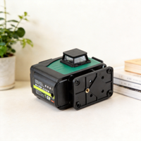 Niveau laser 4D industriel 16 lignes, auto-nivelant, laser vert 360°, luminosité réglable, étui rigide, pour construction murale et de sol