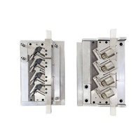 Molde de cable de alimentación Enchufe de cable de alimentación personalizado Inyección de enchufe de CC 4 cavidades PSU die