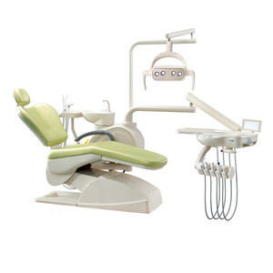 Poltrona Odontoiatrica di Alta Qualità con <span class=keywords><strong>Unit</strong></span>à Sgabello da Foshan - Product Image 1