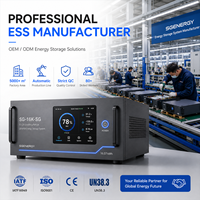 Batterie de rack de serveur LiFePO4 51,2 V 314 Ah 16 kWh avec écran tactile LCD 5 pouces, auto-chauffante, 6000+ cycles, cellules EVE de qualité A pour stockage d'énergie