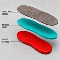 Semelles intérieures en mousse à mémoire de forme PU pour soulager la douleur au talon, avec talonnette profonde et soutien de la voûte plantaire, inserts de chaussures de sport amortissants pour femmes et hommes