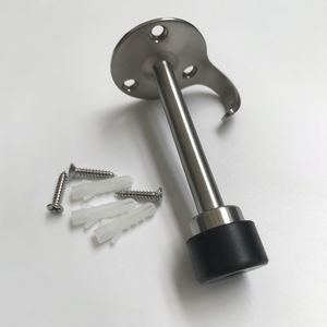 Tope de puerta de sombra en T, soporte de puerta de níquel manchado de acero inoxidable, punta de goma con Protector de puerta de amortiguación de sonido, <span class=keywords><strong>muebles</strong></span> de cocina - Product Image 2