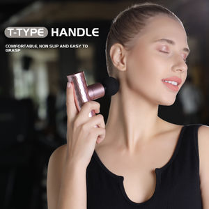 Pistolet de massage par percussion des tissus profonds - Masseur portable en aluminium contrôlé par application pour les athlètes Soulagement de la douleur musculaire - Product Image 2