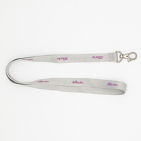 Lanière promotionnelle personnalisée en polyester à transfert thermique, rétractable, avec porte-badge d'identification – Vente en gros
