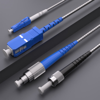 Customized Industrial Armoured Fiber Patch Cable 1-24 Fibers Single Mode (OS2) LC/SC/ST/FC/LSH/MTP/IP67/ODC/YZC TPU