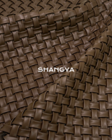 Nouveau design 3D tissé gaufrage cuir Pu écologique Faux cuir pour vêtements sac vêtements décoratifs