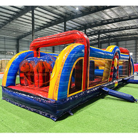 Parcours d'obstacles gonflable coloré de nouvelle conception pour adultes et enfants, Gonflable Inflables Dmuchaniec Obstacle pour jeux en plein air