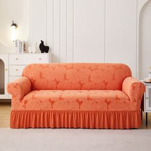 Juego de Fundas de Sofá Universal Gruesas <span class=keywords><strong>con</strong></span> Estampado de Cationes, para <span class=keywords><strong>Tres</strong></span> <span class=keywords><strong>Personas</strong></span>, Asiento Doble, Paquete Completo, Elásticas, de Invierno, Tipo Toalla - Product Image 4