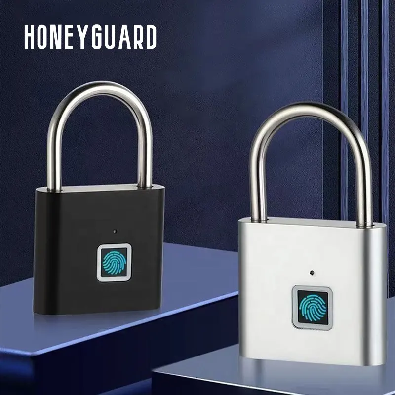 HONEYGUARD HSL010 serratura per porta intelligente in lega serratura per impronte digitali lucchetto per impronte digitali intelligente impermeabile antifurto senza chiave