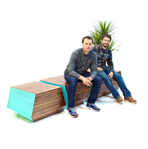 Y672 Sections or épissé banc à grain de bois pot de fleurs centre commercial moderne jardin lieu de repos canapé d'attente chaises d'art de luxe - Product Image 1