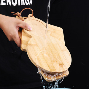Ensemble de planches à découper en bois de bambou multifonctionnelles personnalisables, épaisses, pour le fromage, le jus, la viande, planche à découper durable - Product Image 6