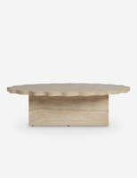 Table basse en bois modèle CT15 de la marque Shann, design moderne, meubles de salon, structure en acier inoxydable