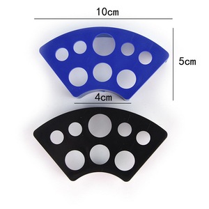 Soporte para Tazas de Tinta de Tatuaje en Forma de Abanico, Bandeja de Pigmento de Plástico de 8 Orificios para Uso en Estudios de Micropigmentación y Tatuajes Profesionales - Product Image 6