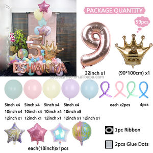 ชุดลูกโป่งรูปมงกุฎสีทองรูป<span class=keywords><strong>ดาว</strong></span>ที่เป็นประกายลูกโป่งรูปมงกุฎสีชมพูสดใสสำหรับงานเลี้ยงวันเกิดแบบทำมือ - Product Image 5