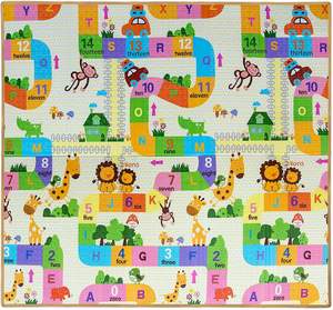 Ustom-alfombrilla <span class=keywords><strong>plegable</strong></span> para gatear, tapete de espuma para sala de estar y hogar - Product Image 2