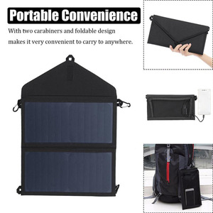 Système d'alimentation <span class=keywords><strong>solaire</strong></span> hors réseau MPPT, chargeur pliable avec sortie USB, pour camping, randonnée, banque d'alimentation pour téléphones portables - Product Image 5