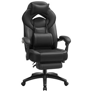 <span class=keywords><strong>Chaise</strong></span> de bureau pivotante ergonomique en PU de haute qualité <span class=keywords><strong>SONGMICS</strong></span>, <span class=keywords><strong>chaise</strong></span> de jeu, fabrication OEM - Product Image 1