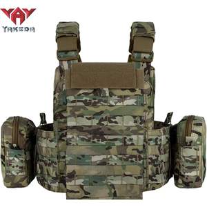 Chaleco táctico VAv YAKEDA con sistema PALS Molle de liberación rápida y ajustable para caza al aire libre y equipo de supervivencia. - Product Image 3