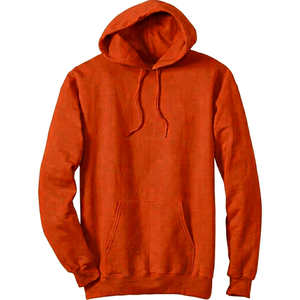 Sweat-shirt à capuche uni pour homme en coton mélangé doux, personnalisable avec logo, style streetwear décontracté, idéal pour l'hiver - Product Image 1