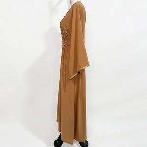 Abito da sera Sexy da <span class=keywords><strong>donna</strong></span> di <span class=keywords><strong>ultima</strong></span> progettazione da <span class=keywords><strong>donna</strong></span> in tinta unita abiti a maniche lunghe - Product Image 6