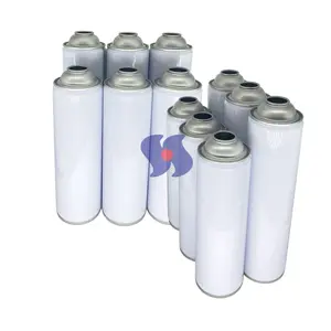 Wholesale empty aerosol metal tin can 60mm outside coating auto spray paint empty tin can