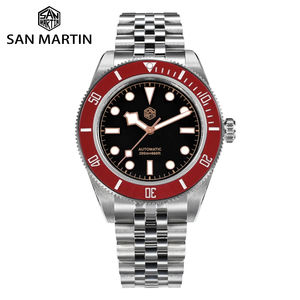 <span class=keywords><strong>San</strong></span> <span class=keywords><strong>Martin</strong></span> SN0128 nuevo 40mm BB Diver Reloj marca superior relojes clásicos para hombre NH35 automático mecánico zafiro Reloj impermeable - Product Image 1