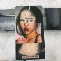 Papier design au parfum super résistant et durable sous forme de logo découpé à l'emporte-pièce différentes odeurs désodorisant personnalisé voiture avec logo
