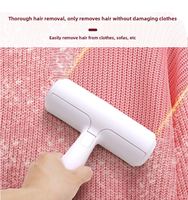 Rouleau réutilisable pour enlever les poils d'animaux pour chien et chat - Brosse anti-poils bidirectionnelle autonettoyante pour meubles, canapé, tapis, literie