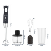 Mixeur Plongeant Électrique Portable 301-500W, Robot Culinaire pour Bébé, Multifonction, 2 Vitesses, Commande par Bouton Poussoir, Faible Bruit