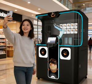 เครื่องชงกาแฟบาริสต้ารุ่นใหม่พร้อมระบบจัดเก็บส่วนผสมจำนว<span class=keywords><strong>นม</strong></span>าก ใช้พลังงาน AI สำหรับการพิมพ์เครื่องดื่ม รองรับ SDK เชื่อมต่อคลาวด์ ทำความสะอาดอัตโนมัติ และมีระบบผสม<span class=keywords><strong>นม</strong></span>ในตัว - Product Image 5