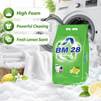 Ome 1kg Prix de gros bon marché Poudre à lessive Détergent à lessive riche en mousse pour lavage à la main et en machine