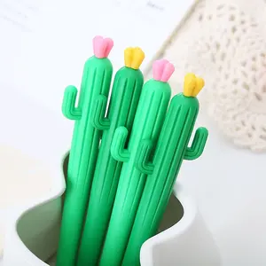 Nouvel arrivage stylo Gel Cactus mignon apprendre la papeterie de bureau stylo Signature stylo étudiant