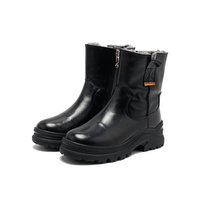 Bottines imperméables vintage pour femmes, à lacets, avec semelle en caoutchouc, légères