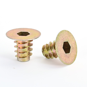 Tuercas Roscadas de Aleación de Zinc para Camas Blandas, Pernos Específicos para Muebles con Roscas Internas y Externas - Product Image 2