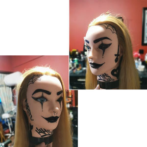 Cabeza de entrenamiento de práctica de peluquería, Manikin, cosmetología, maquillaje, muñeca manicana para exhibición, práctica de rizado trenzado - Product Image 5