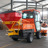 Équipement de déneigement : Motoneige autoportée avec tête de souffleur à neige optionnelle de 120 cm pour le pré-terrain des entrepôts de fret